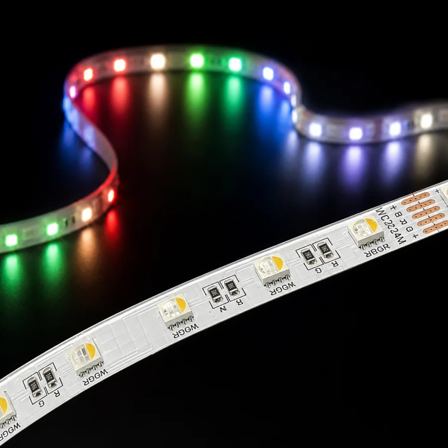 Цветная светодиодная лента RGB и RGBW