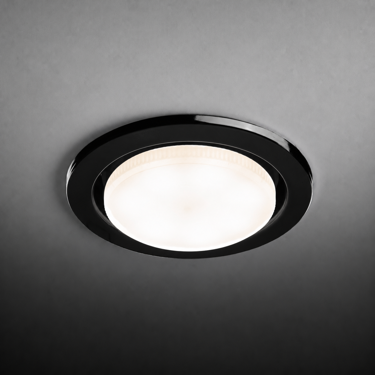 Встраиваемый cветильник для натяжных потолков GX53-H4 BLACK CHROME