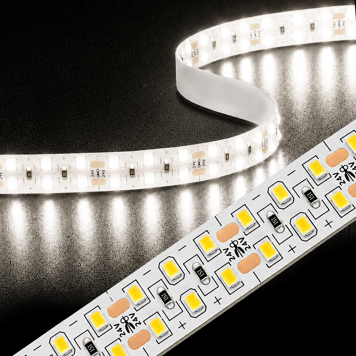 Светодиодная лента Datts 2835 24V 19,2W 192 LED 2line