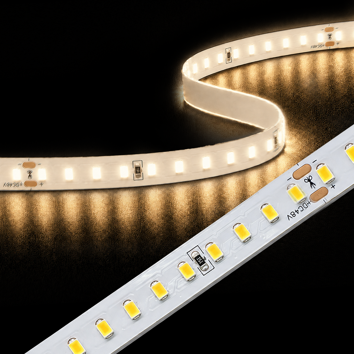 Светодиодная лента Datts 2835 48V 11W 140 LED 30м